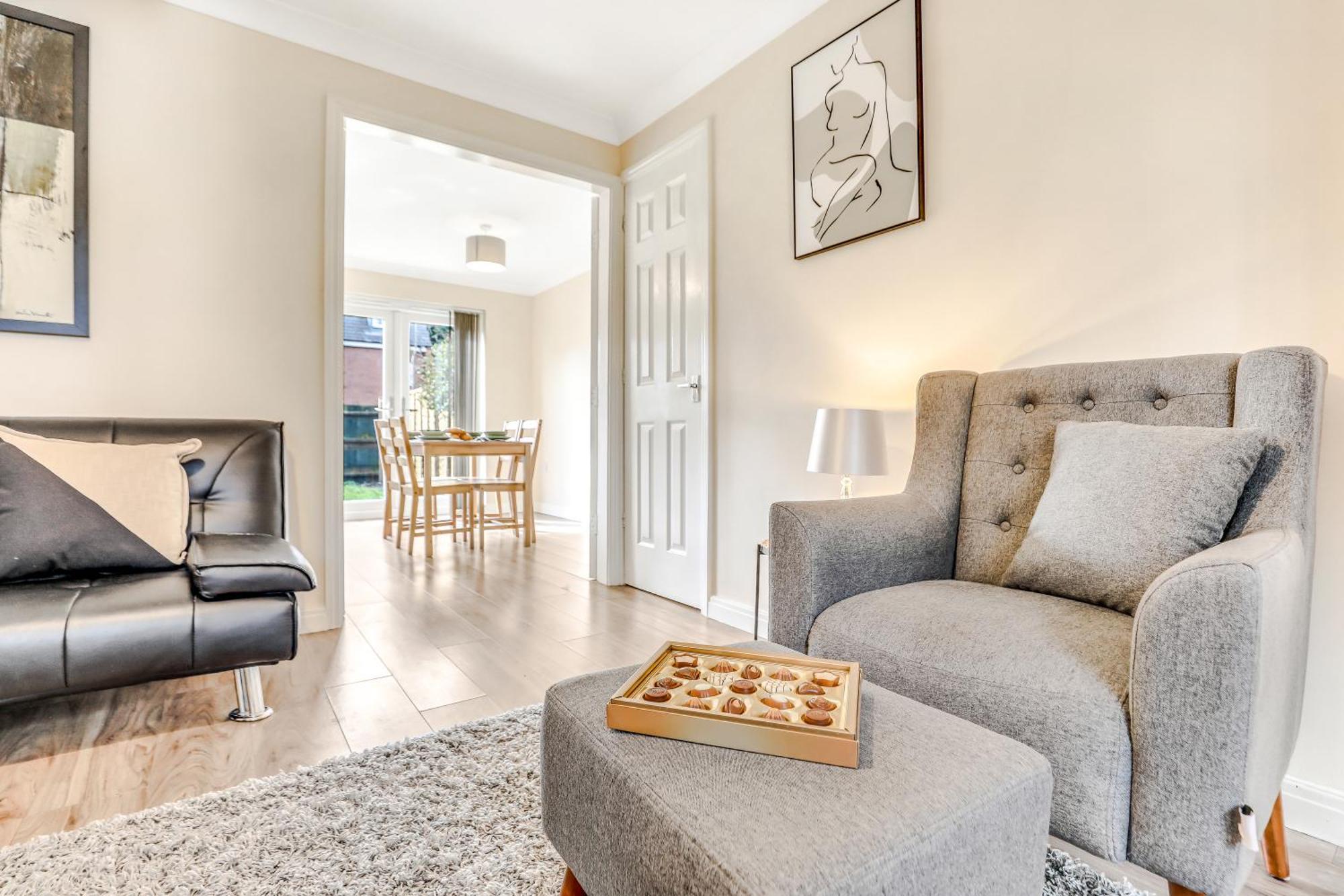 Silver Stag Properties, 3 Bedroom W Parking And Garden Smisby Exteriör bild